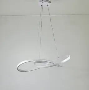 Підвісна світлодіодна люстра LOOP D801-500 WH 172W