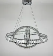 Підвісна кришталева люстра Earl Bright D8897-1000-3 CH 240W  - фото 14