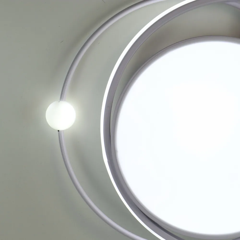 Стельова LED-люстра Simple Forms A31-500 WH 100W  - фото 9