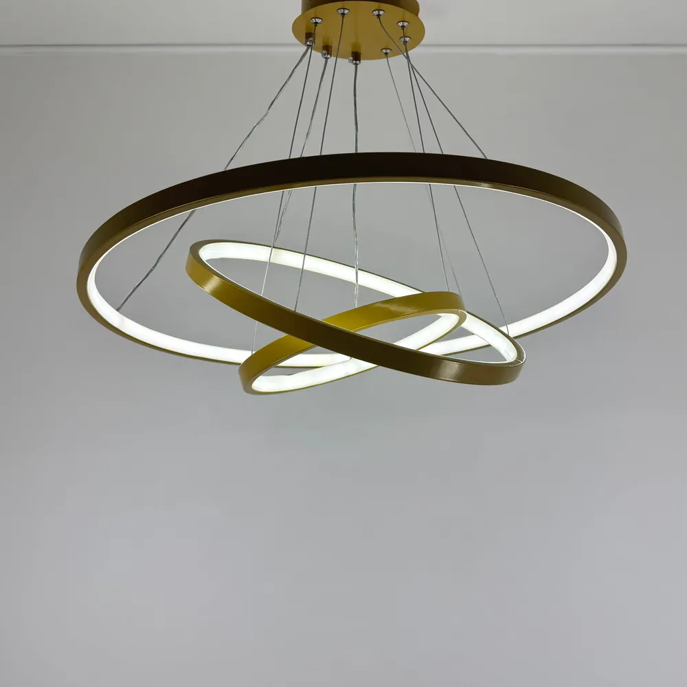 Люстра підвісна Modern Ring's 3213-60-40-20C GD B 110W  - фото 6