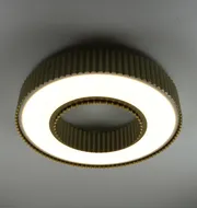 Стельовий світлодіодний світильник Corruga 9017-500 GD 120W  - фото 5