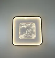 Потолочный светодиодный светильник Marble A3091-500S BK+WH 120W  - фото 9