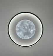 Стельовий світлодіодний світильник Marble A3091-500C BK+WH 140W  - фото 7