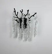 Wall Crystal Sconce Lilac P8080-2W BK  - фото 3