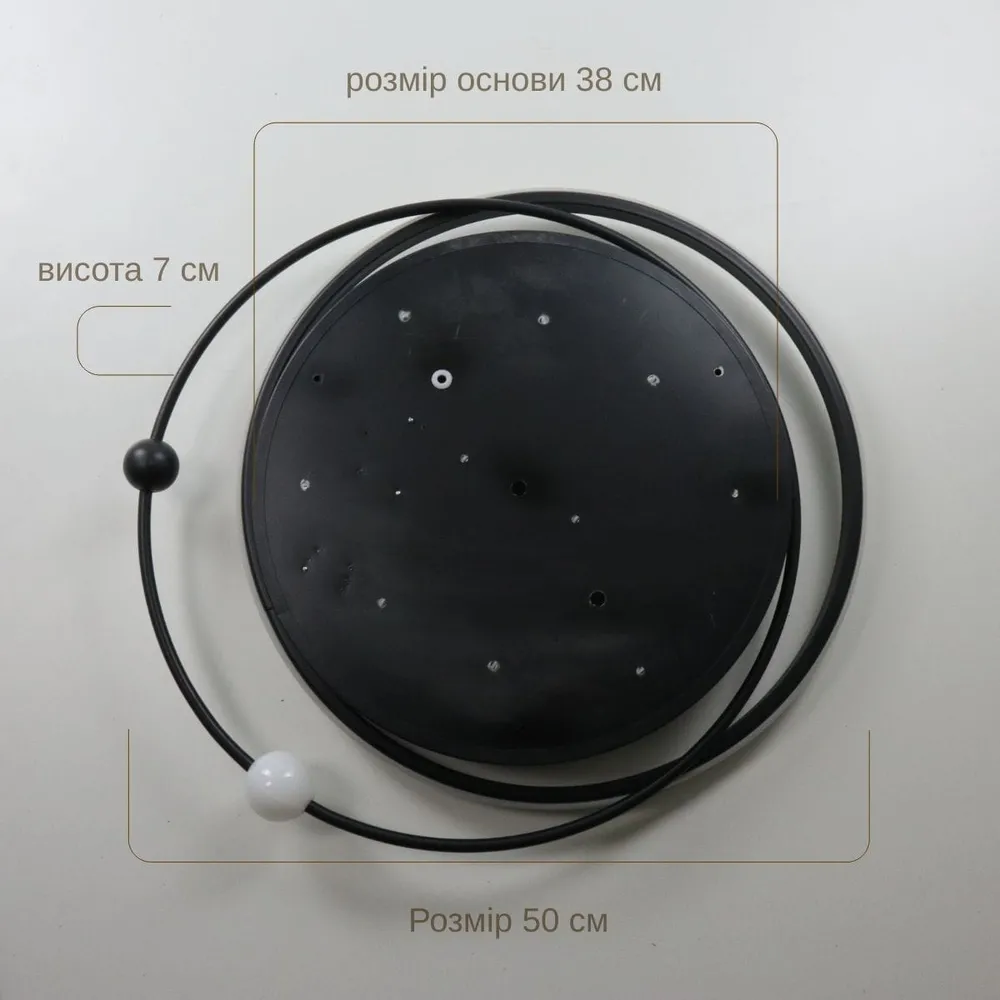 Стельовий світлодіодний світильник Simple Forms 8828-500C BK 140W  - фото 10