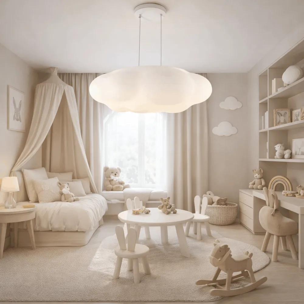 Підвісна LED-люстра Сloudy Baby D707-500 WH 