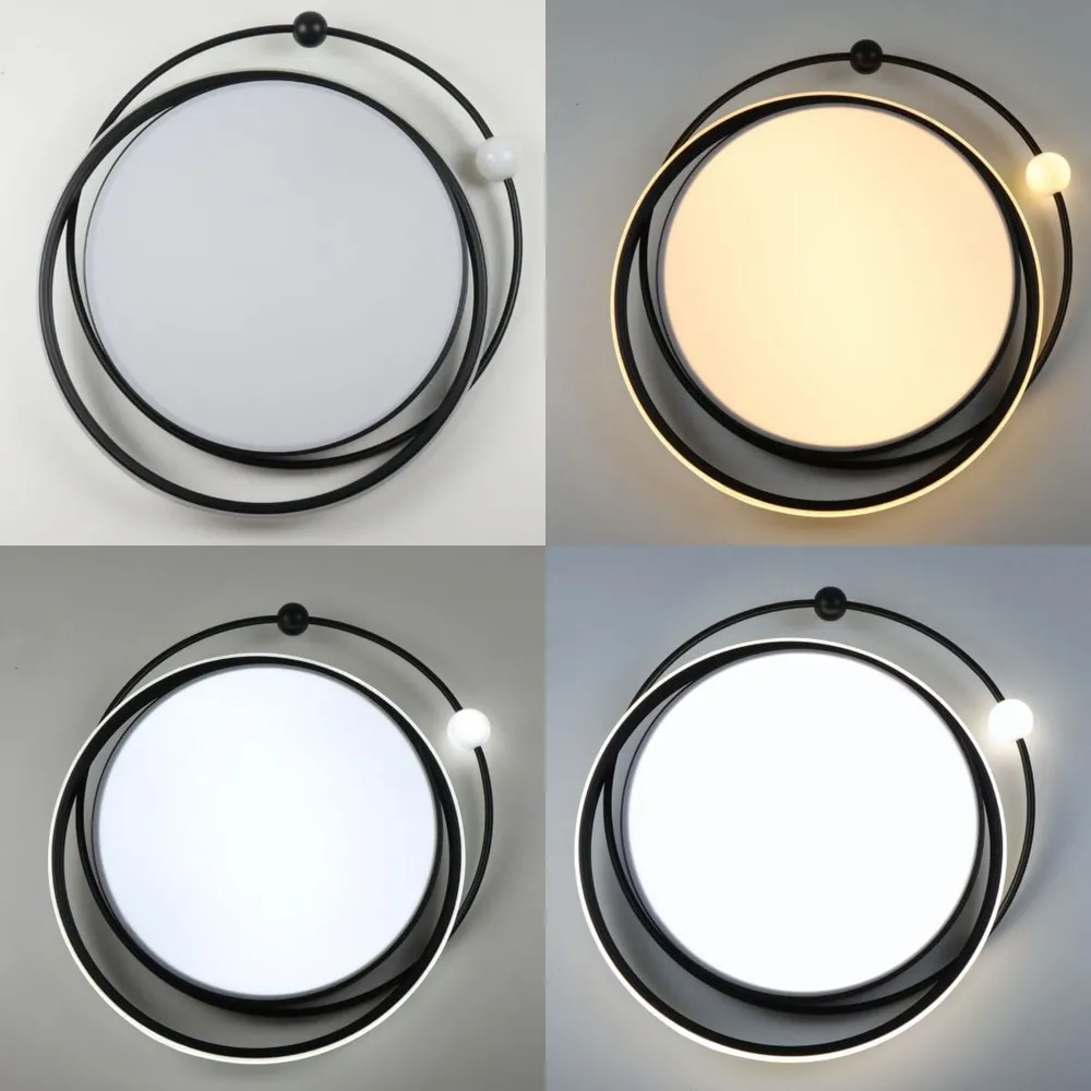 Стельовий світлодіодний світильник Simple Forms 8828-500C BK 140W  - фото 9