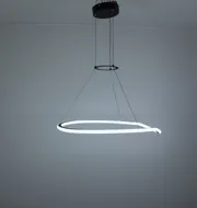Підвісна LED-люстра Contour D166-600 BK 110W  - фото 5