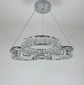 Підвісна кришталева люстра Earl Bright D8888-600-3 CH 150W