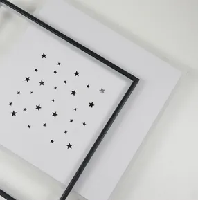 Стельова LED-люстра Starfall A3021-500S BK+WH 120W