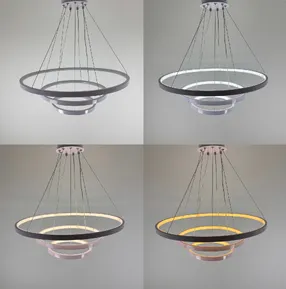 Люстра підвісна Modern Ring's 3213-60+40+20C WH B 96W