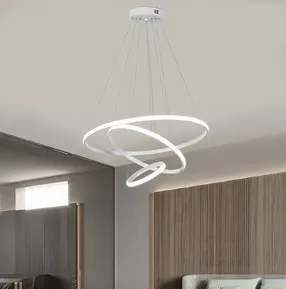 Люстра підвісна Modern Ring's 3213-60-40-20C WH A 96W