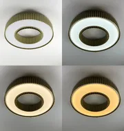 Стельовий світлодіодний світильник Corruga 9017-500 GD 120W  - фото 4