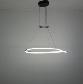 Підвісна LED-люстра Contour D166-600 BK 110W