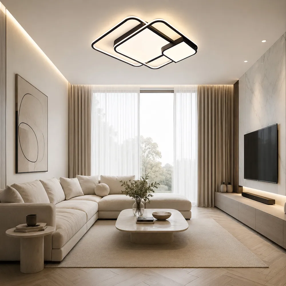 Потолочная LED-люстра Simple Forms 8871-500 BK 140W 