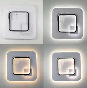 Стельова LED-люстра Starfall A3055-500S BK+WH 140W