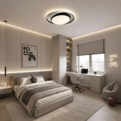 Simple Forms LED Ceiling Chandelier 8820-500C BK 120W