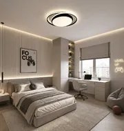 Simple Forms LED Ceiling Chandelier 8820-500C BK 120W 