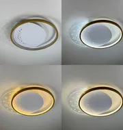 Стельова LED-люстра Starfall A12-6/2-500C WH+GD 130W  - фото 6
