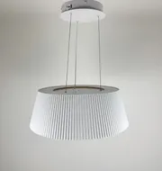 Підвісна люстра з декоративним абажуром Corruga BESMA 9065-450 WH 100W  - фото 8