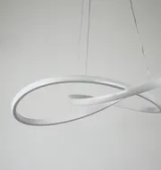 Підвісна світлодіодна люстра LOOP D801-500 WH 172W  - фото 7