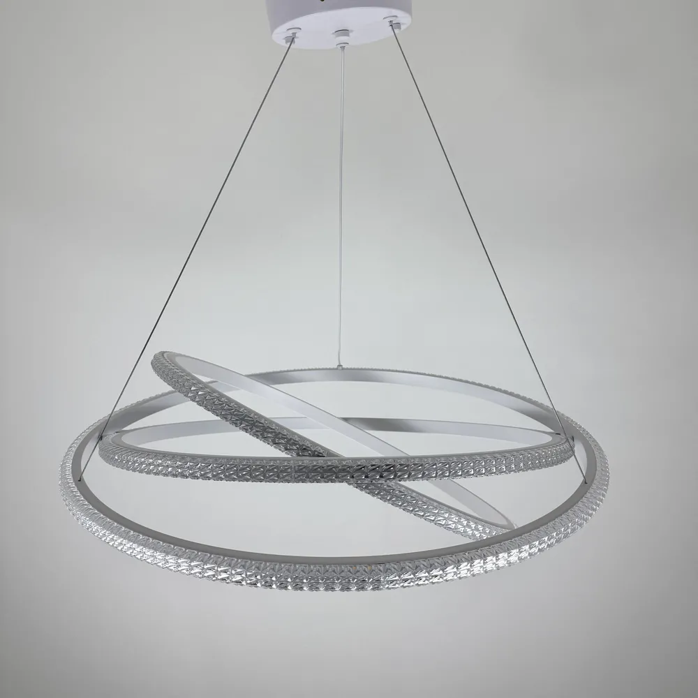 Підвісна світлодіодна люстра Horizon D8703-600-3 WH  - фото 7
