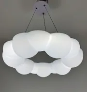 Підвісний світлодіодний світильник Cloudlet D710-500 WH 72W  - фото 3