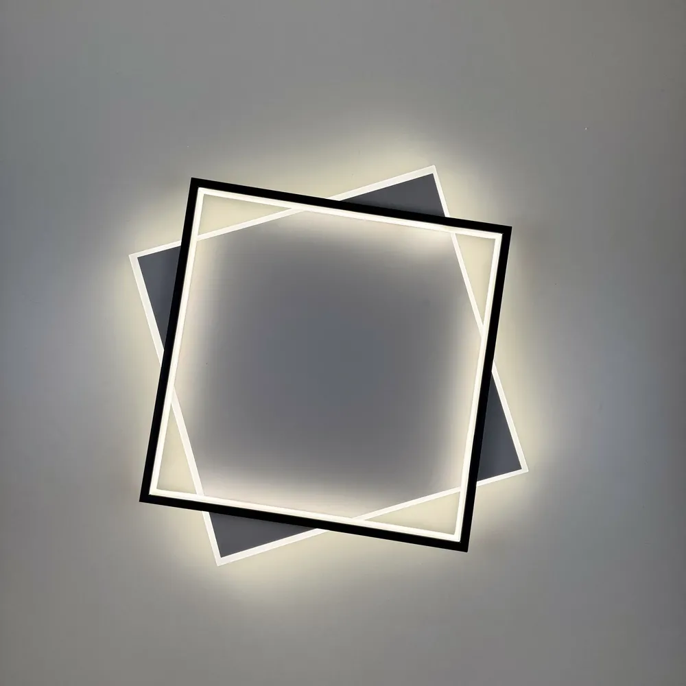 Стельова LED-люстра Simple Forms A3301-1-500 BK+WH 140W  - фото 8