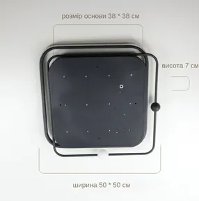 Стельовий світлодіодний світильник Simple Forms 8828-500S BK 140W