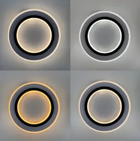 Ceiling Chandeliers “Mini” B371-240C BK+WH 72W