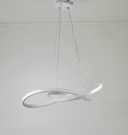 Підвісна світлодіодна люстра LOOP D801-500 WH 172W  - фото 5