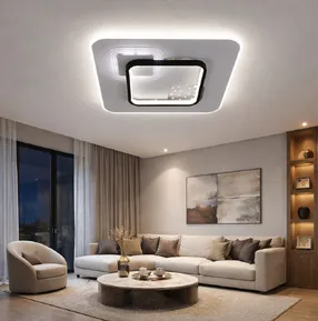 Стельова LED-люстра Starfall A3055-500S BK+WH 140W