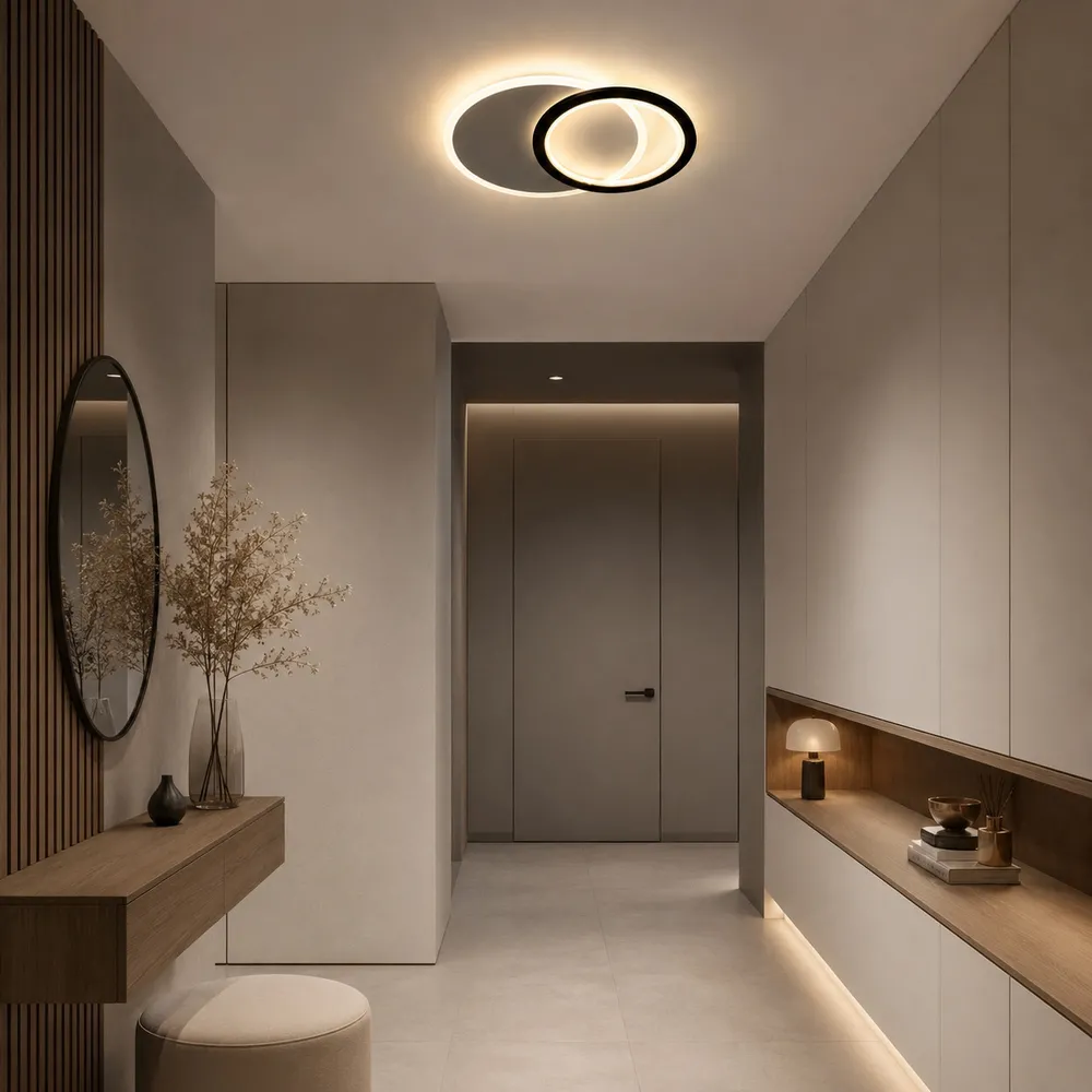 Ceiling Chandeliers “Mini” B371-240C BK+WH A 100W 