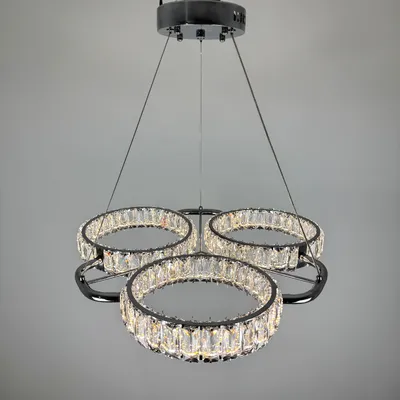 Підвісна кришталева люстра Earl Bright D8888-600-3 CH 150W