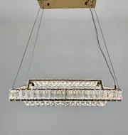 Підвісна кришталева люстра Earl Bright D8889/500-2 FGD 188W  - фото 10