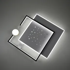 Стельова LED-люстра Starfall A3021-500S BK+WH 120W