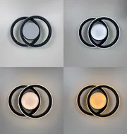 Стельова LED-люстра Simple Forms 8820-240C BK 100W  - фото 5