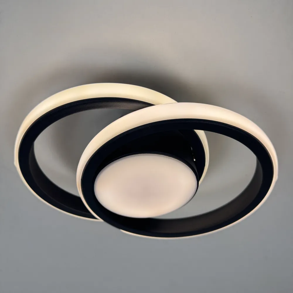 Стельова LED-люстра Simple Forms 8820-240C BK 100W  - фото 4