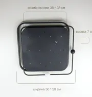 Стельовий світлодіодний світильник Simple Forms 8828-500S BK 140W  - фото 9