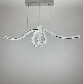 Підвісна кришталева люстра Earl Bright D8821-1100*300 CH 188W
