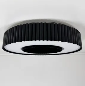 Стельовий світлодіодний світильник Corruga 9017-500 BK 120W