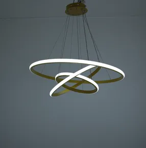 Люстра підвісна Modern Ring's 3213-60-40-20C GD A 96W