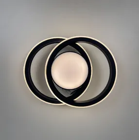 Стельова LED-люстра Simple Forms 8820-240C BK 100W