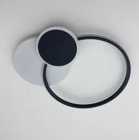 Ceiling Chandeliers “Halo” A3011-500C BK+WH