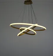 Люстра підвісна Modern Ring's 3213-60-40-20C GD A 96W 