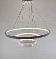 Люстра підвісна Modern Ring's 3213-60+40+20C WH B 96W  - фото 7