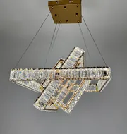 Підвісна кришталева люстра Earl Bright D8892-450-3 FGD 250W  - фото 9
