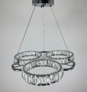Підвісна кришталева люстра Earl Bright D8888-600-3 CH 150W  - фото 4