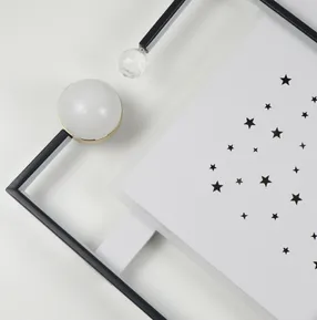 Стельова LED-люстра Starfall A3021-500S BK+WH 120W