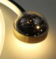 Стельова LED-люстра Starfall A3021-500C BK+WH 120W  - фото 3